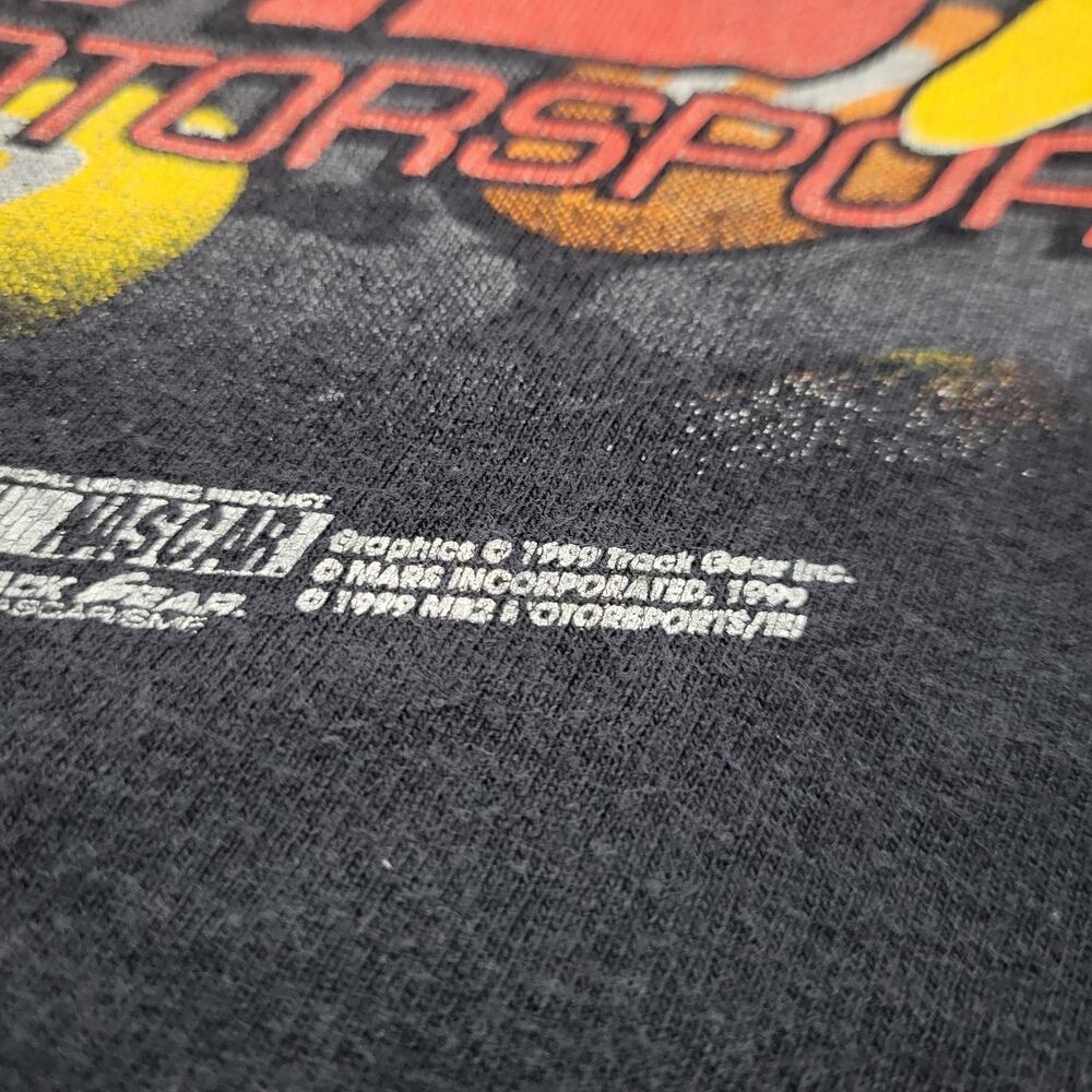 Vintage 1999 NASCAR M&M’s All Over Print Tultex T-Shirt 90s Ernie Irvan Large - Picture 14 of 15